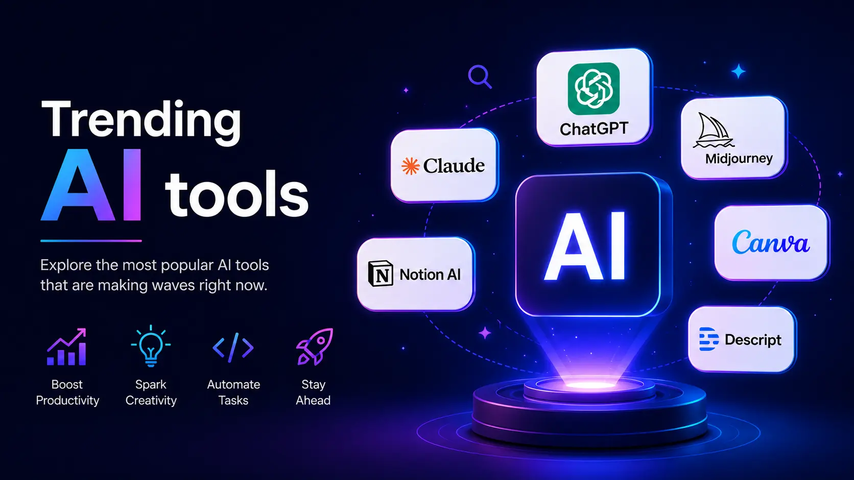 Trending AI tools for business